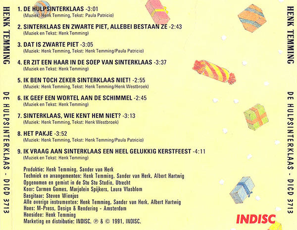 Henk Temming : De Hulpsinterklaas (CD, Album)