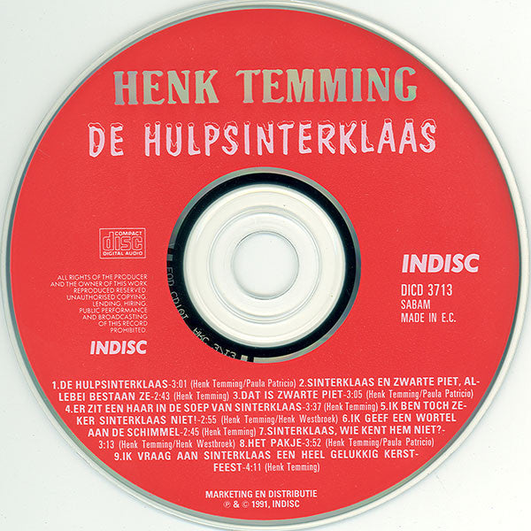 Henk Temming : De Hulpsinterklaas (CD, Album)