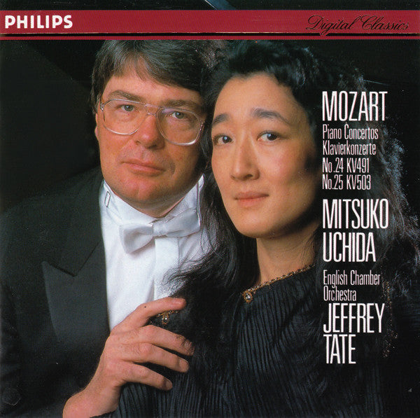 Wolfgang Amadeus Mozart, Mitsuko Uchida, English Chamber Orchestra, Jeffrey Tate : Piano Concertos = Klavierkonzerte No. 24 KV491 · No. 25 KV503 (CD, Album)