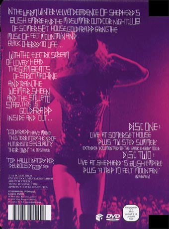 Goldfrapp : Wonderful Electric (Live In London) (2xDVD-V, Multichannel, PAL, Sup)