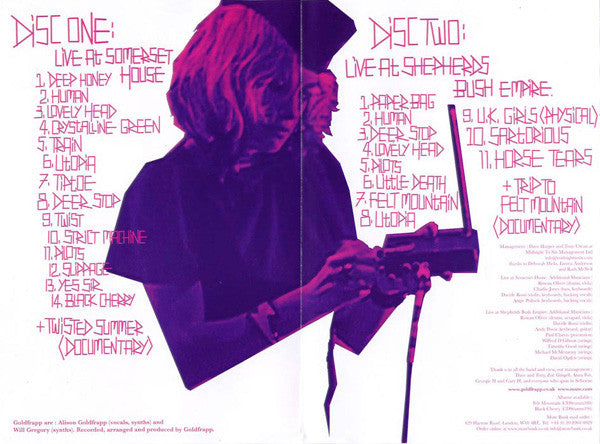 Goldfrapp : Wonderful Electric (Live In London) (2xDVD-V, Multichannel, PAL, Sup)