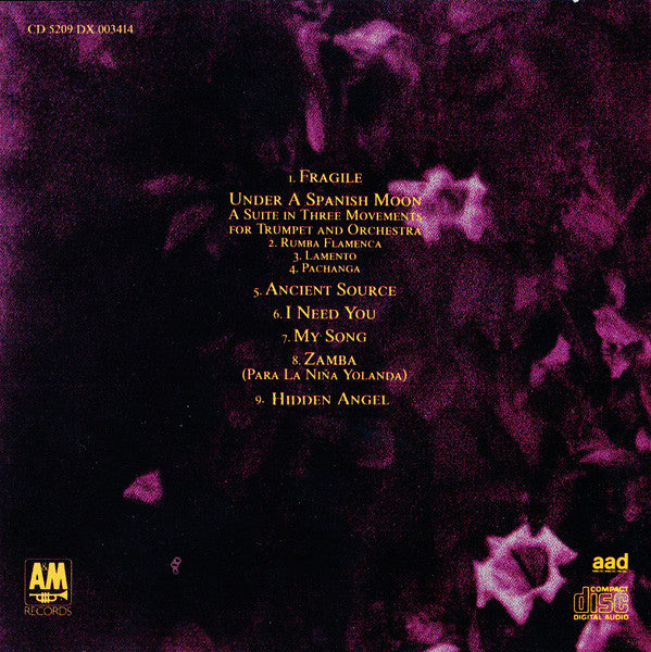 Herb Alpert : Under A Spanish Moon (CD, Album)