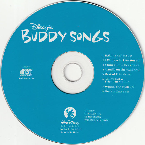 Various : Disney's Buddy Songs, Volume 1 (CD, Comp)