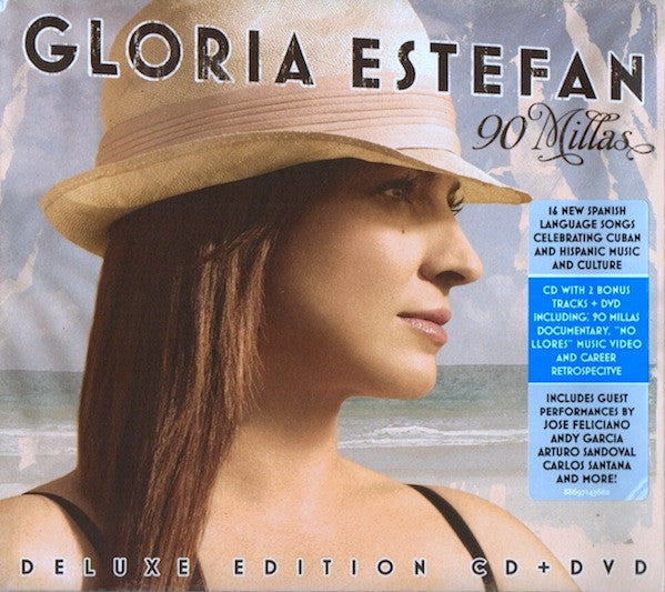 Gloria Estefan : 90 Millas (CD, Album + DVD-V, NTSC + Dlx, Gat)