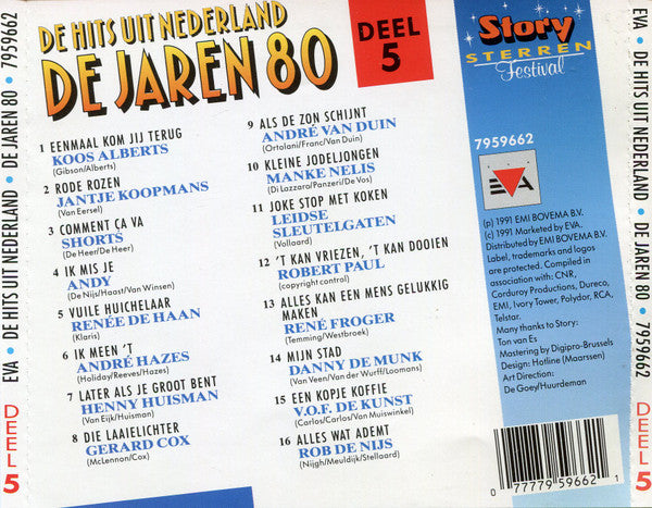Various : De Hits Uit Nederland - De Jaren 80 Deel 2 (CD, Comp)