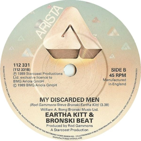 Eartha Kitt And Bronski Beat : Cha Cha Heels (7", Single)