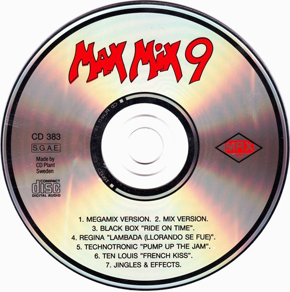 Toni Peret & José Mª Castells : Max Mix 9 (CD, Comp, P/Mixed)