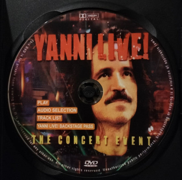Yanni (2) : Live! The Concert Event (DVD-V, NTSC)