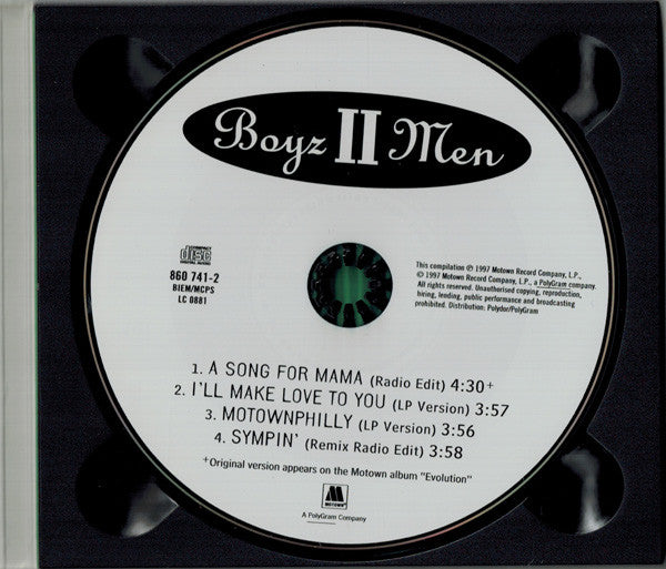 Boyz II Men : A Song For Mama (CD, Single, Ltd)