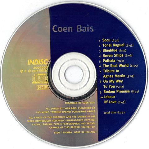 Coen Bais : Coen Bais (CD, Album)