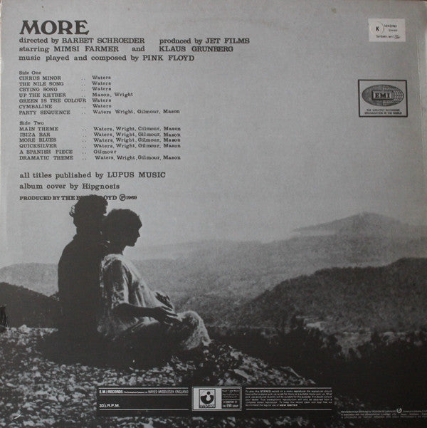 Pink Floyd : Soundtrack From The Film "More" (LP, Album, RE)