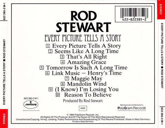 Rod Stewart : Every Picture Tells A Story (CD, Album, RE)