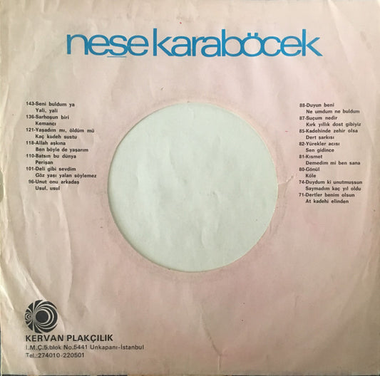 Neşe Karaböcek : Seni Buldumya / Yali Yali (7", Single)