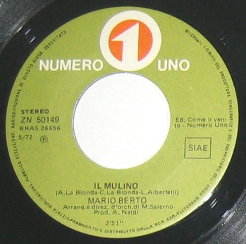Mario Berto : Il Mulino (7")