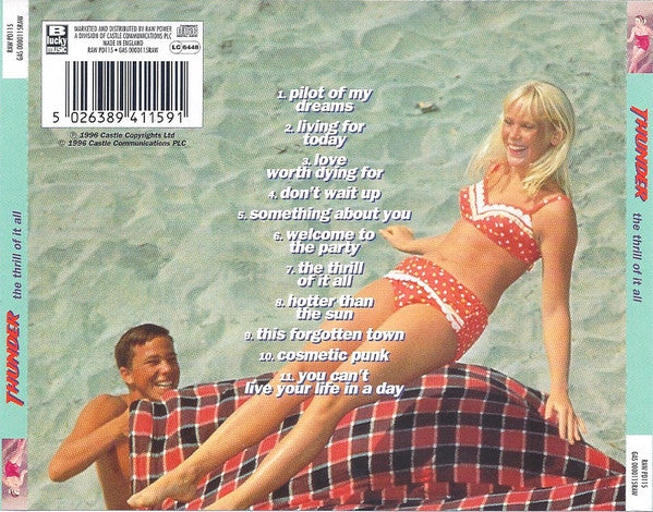 Thunder (3) : The Thrill Of It All (CD, Album, Ltd)