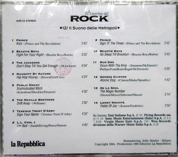 Various : Il Suono Delle Metropoli  (CD, Comp)