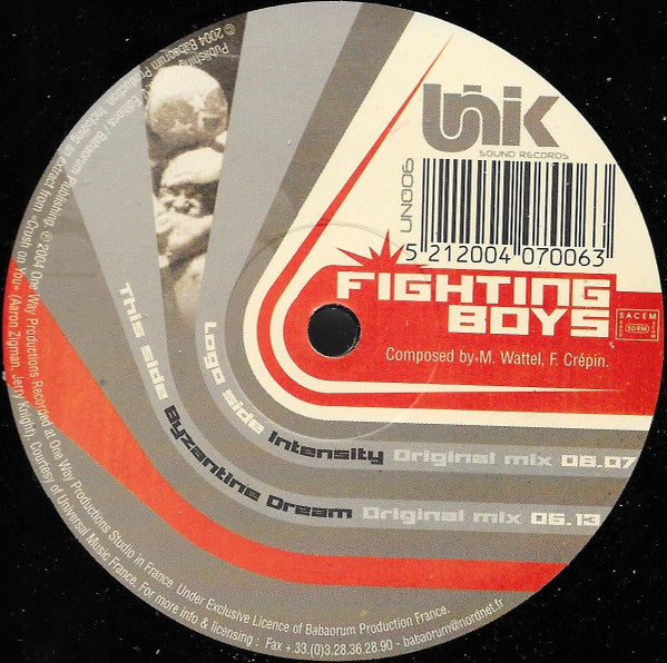 Fighting Boys : Intensity (12")