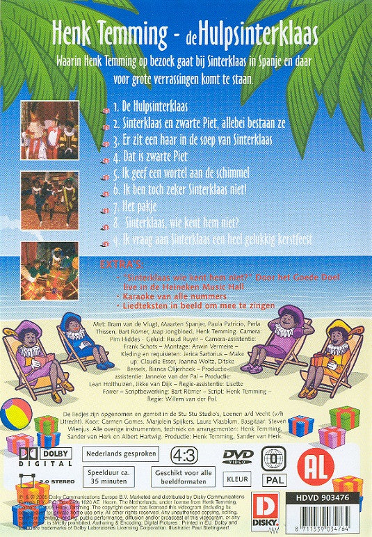 Henk Temming : De Hulpsinterklaas (DVD, PAL)