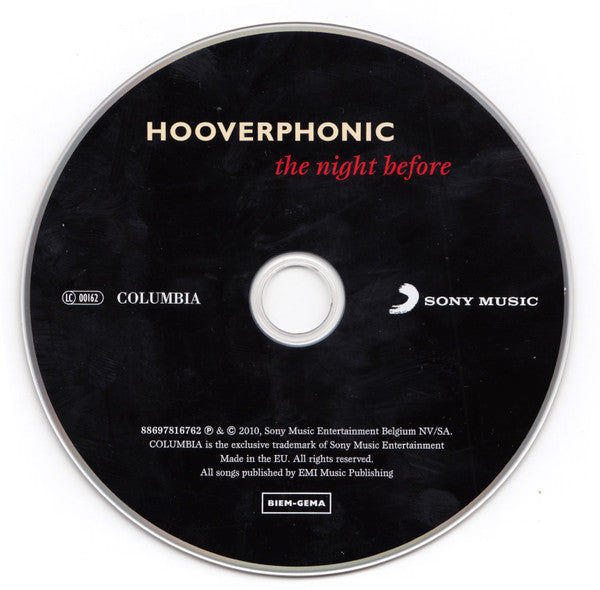 Hooverphonic : The Night Before (CD, Album, Dig)