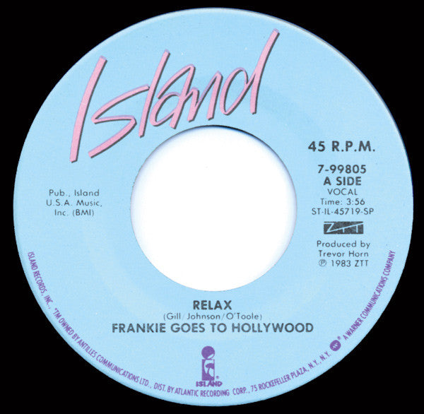 Frankie Goes To Hollywood : Relax (7", Single, SP )