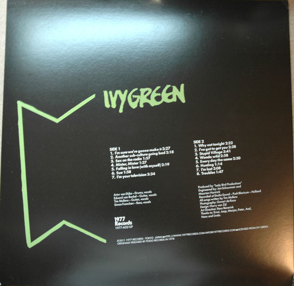 Ivy Green : Ivy Green (LP, Album, Ltd, RE)