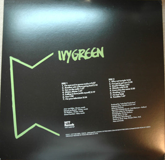 Ivy Green : Ivy Green (LP, Album, Ltd, RE)