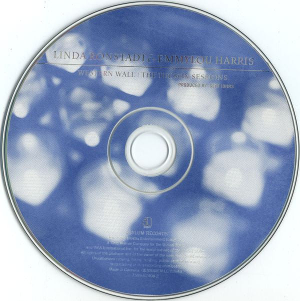 Linda Ronstadt & Emmylou Harris : Western Wall | The Tucson Sessions (CD, Album)