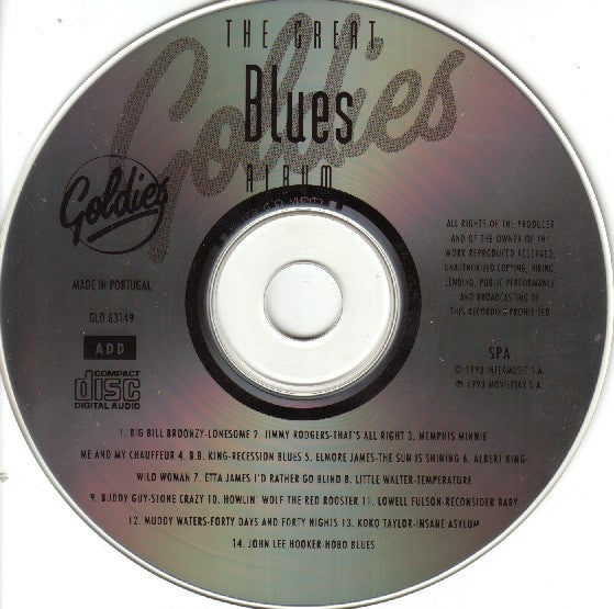 Various : The Great Blues Album (CD, Comp)