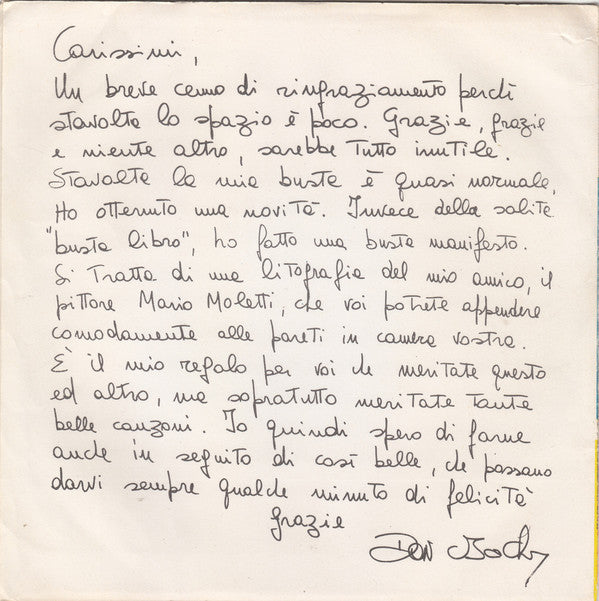 Don Backy : Sogno (7")