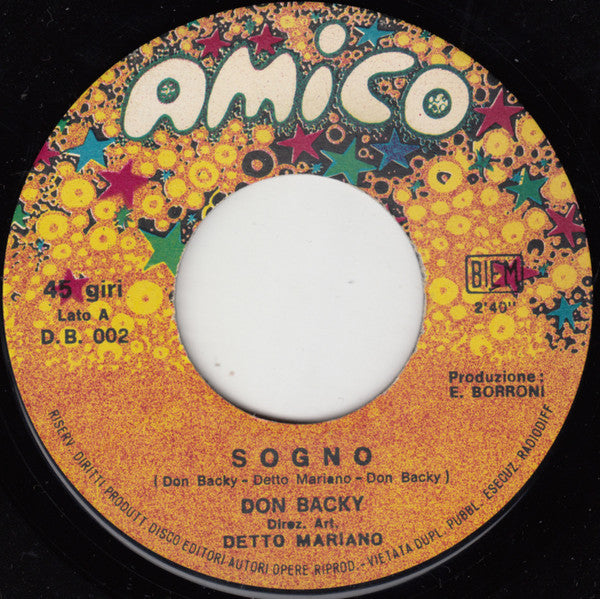 Don Backy : Sogno (7")