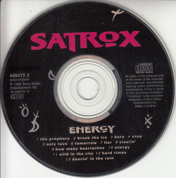 Satrox : Energy (CD, Album)