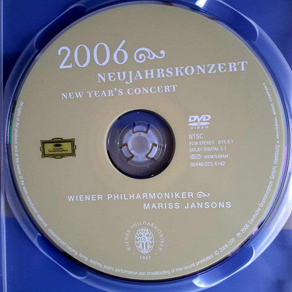 Wiener Philharmoniker • Mariss Jansons : Neujahrskonzert 2006 • New Year's Concert 2006 (DVD-V, Multichannel, NTSC)