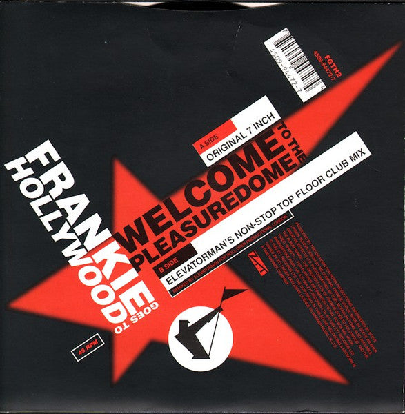 Frankie Goes To Hollywood : Welcome To The Pleasuredome (7")