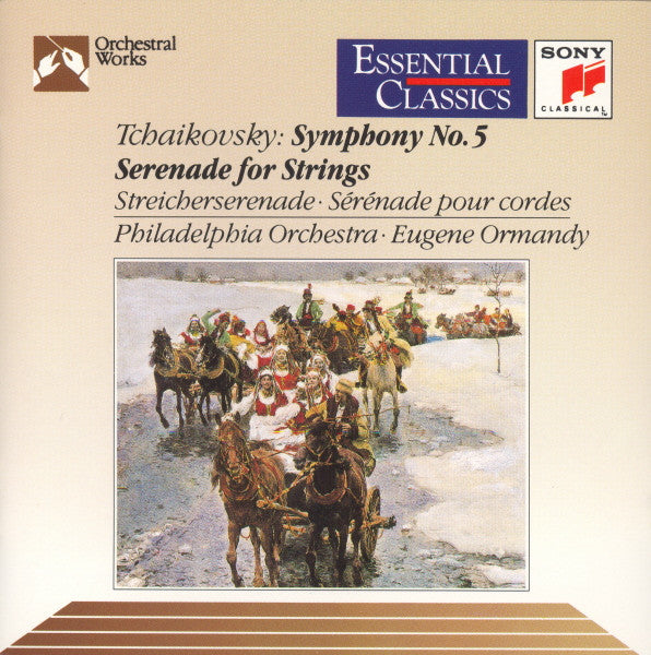Pyotr Ilyich Tchaikovsky - Eugene Ormandy, The Philadelphia Orchestra : Symphony No. 5 • Serenade For Strings (CD, Comp)