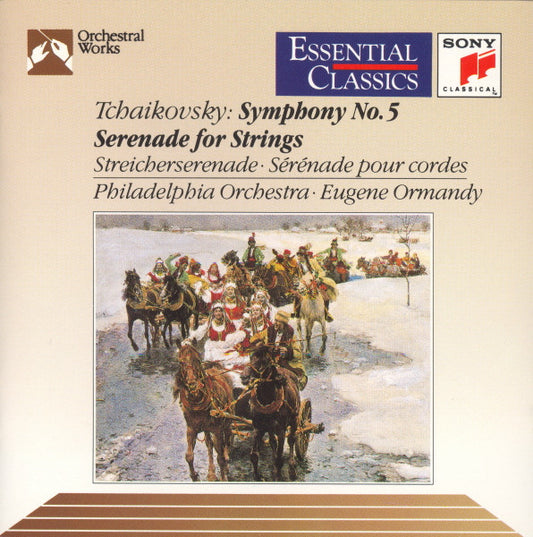 Pyotr Ilyich Tchaikovsky - Eugene Ormandy, The Philadelphia Orchestra : Symphony No. 5 • Serenade For Strings (CD, Comp)