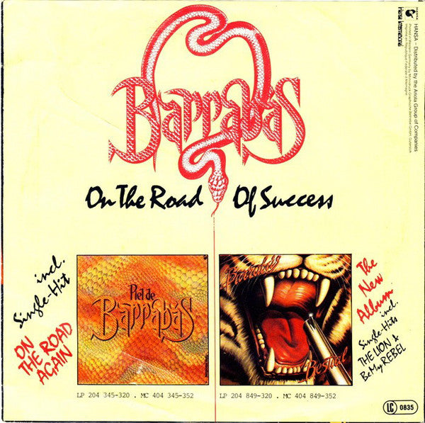 Barrabas : (Be My) Rebel (7", Single)