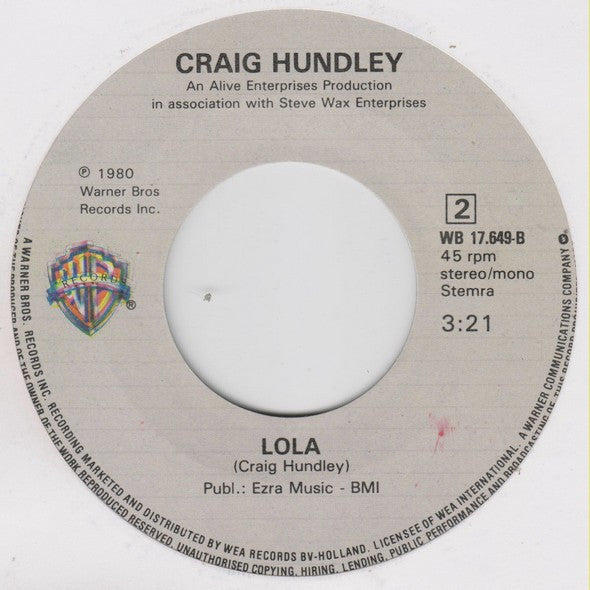 Roy Orbison & Emmylou Harris / Craig Hundley : That Lovin' You Feelin' Again / Lola (7", Single)
