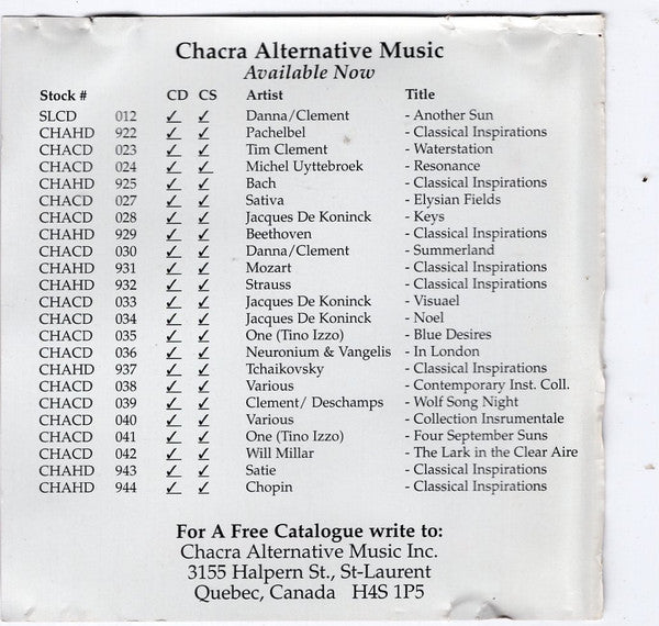 Erik Satie / Chacra Artists : Satie With Ocean Sounds - 3 Gymnopédies (CD)