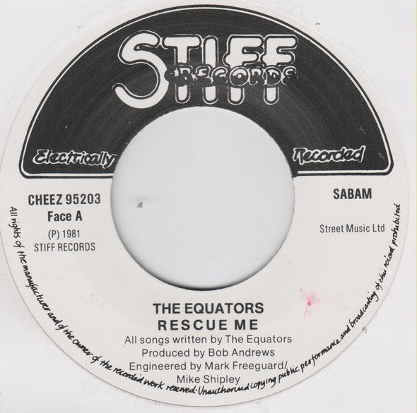 The Equators : Rescue Me (7", Single)