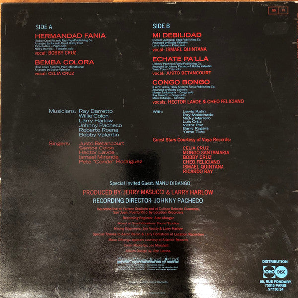 Fania All Stars : Live At Yankee Stadium (Vol. 2) (LP, Album)