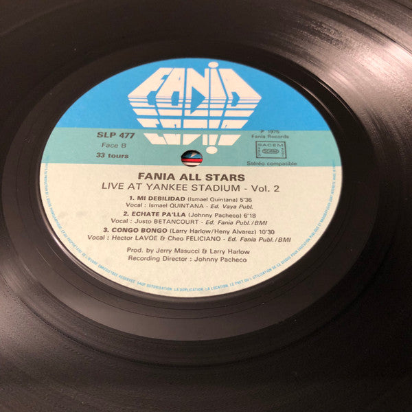 Fania All Stars : Live At Yankee Stadium (Vol. 2) (LP, Album)