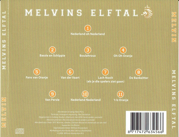 Melvin (14) : Melvins Elftal (CD, Album)