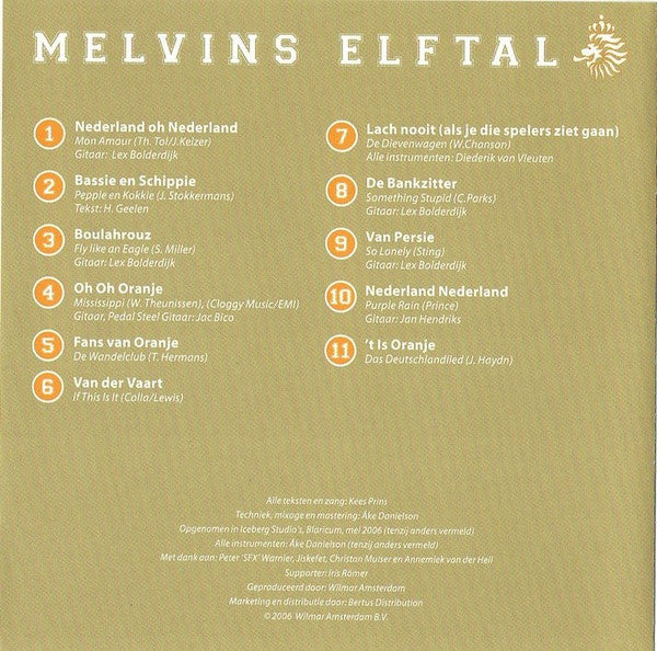 Melvin (14) : Melvins Elftal (CD, Album)
