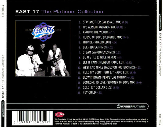 East 17 : The Platinum Collection (CD, Comp)
