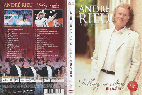 André Rieu And His Johann Strauß Orchestra : Falling In Love In Maastricht (DVD-V, NTSC)