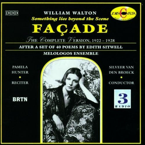 Sir William Walton - Melologos Ensemble, Silveer Van Den Broeck, Pamela Hunter : Façade - After A Set Of 40 Poems By Edith Sitwell (CD, Album)