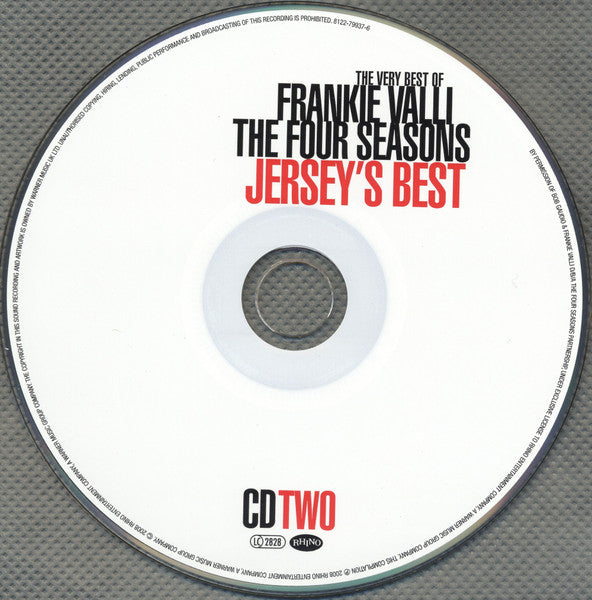 Frankie Valli, The Four Seasons : Jersey's Best (The Very Best Of Frankie Valli The Four Seasons) (2xCD, Comp, RM)