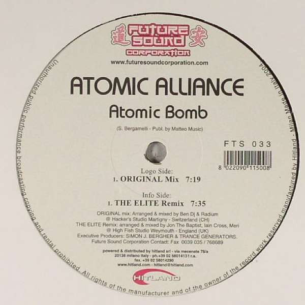 Atomic Alliance : Atomic Bomb (12")