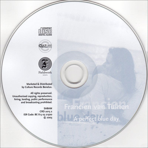 Francien van Tuinen : A Perfect Blue Day (CD, Album)