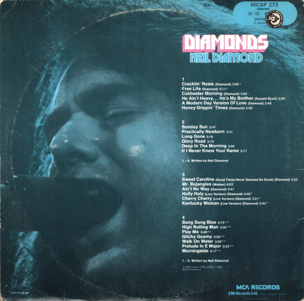Neil Diamond : Diamonds (2xLP, Comp)